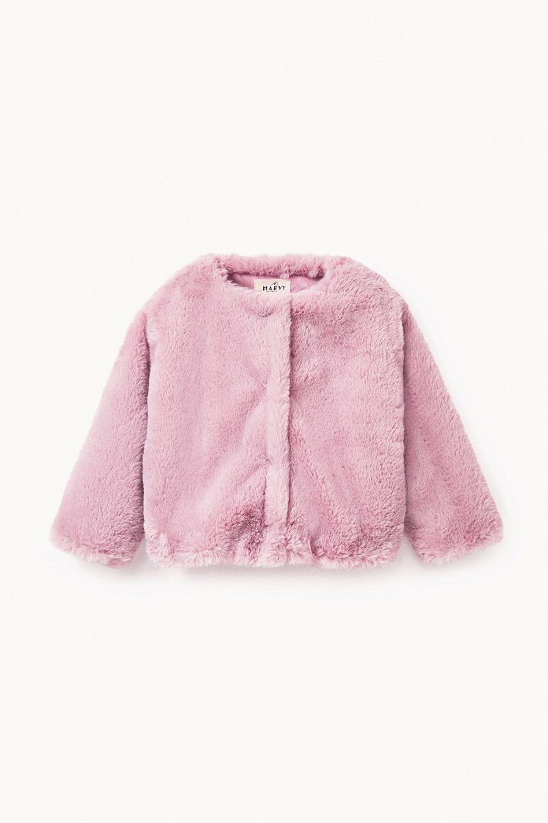 Pink Faux Fur Jacket - 3