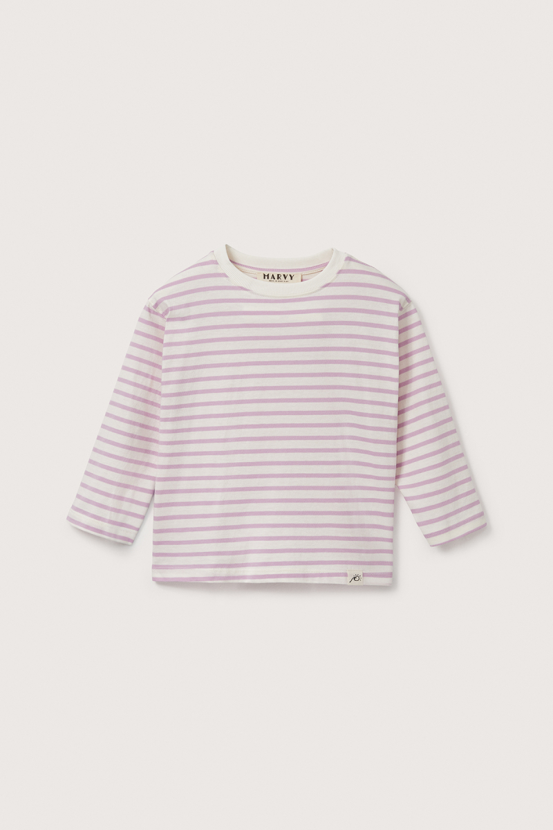 Pink Striped Long Sleeve T-shirt - 3