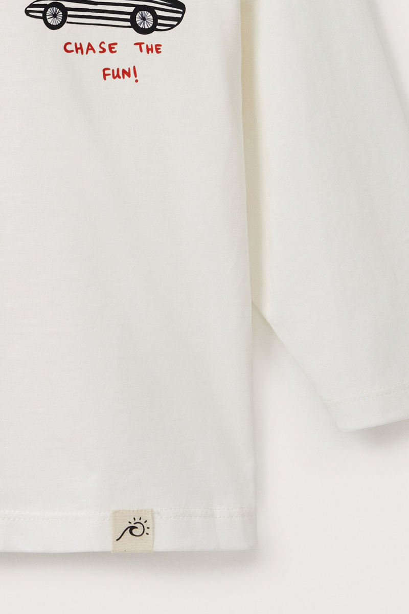 Race Car Printed Long Sleeve T-shirt - 4