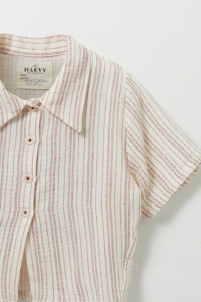 Rubby Striped Muslin Shirt - 2