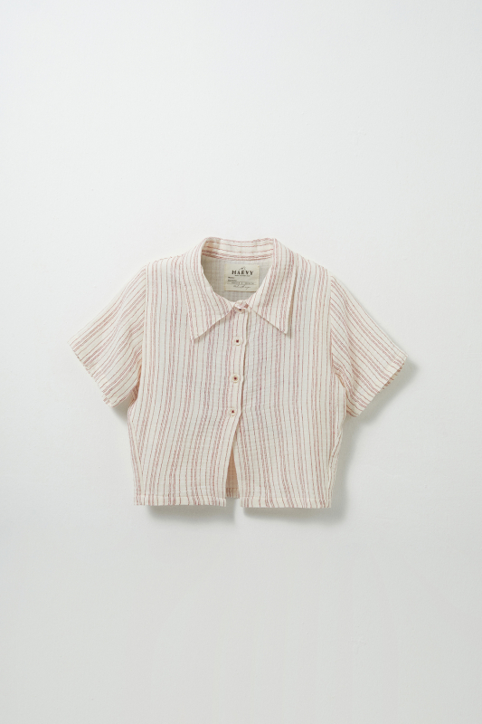 Rubby Striped Muslin Shirt - MARVY