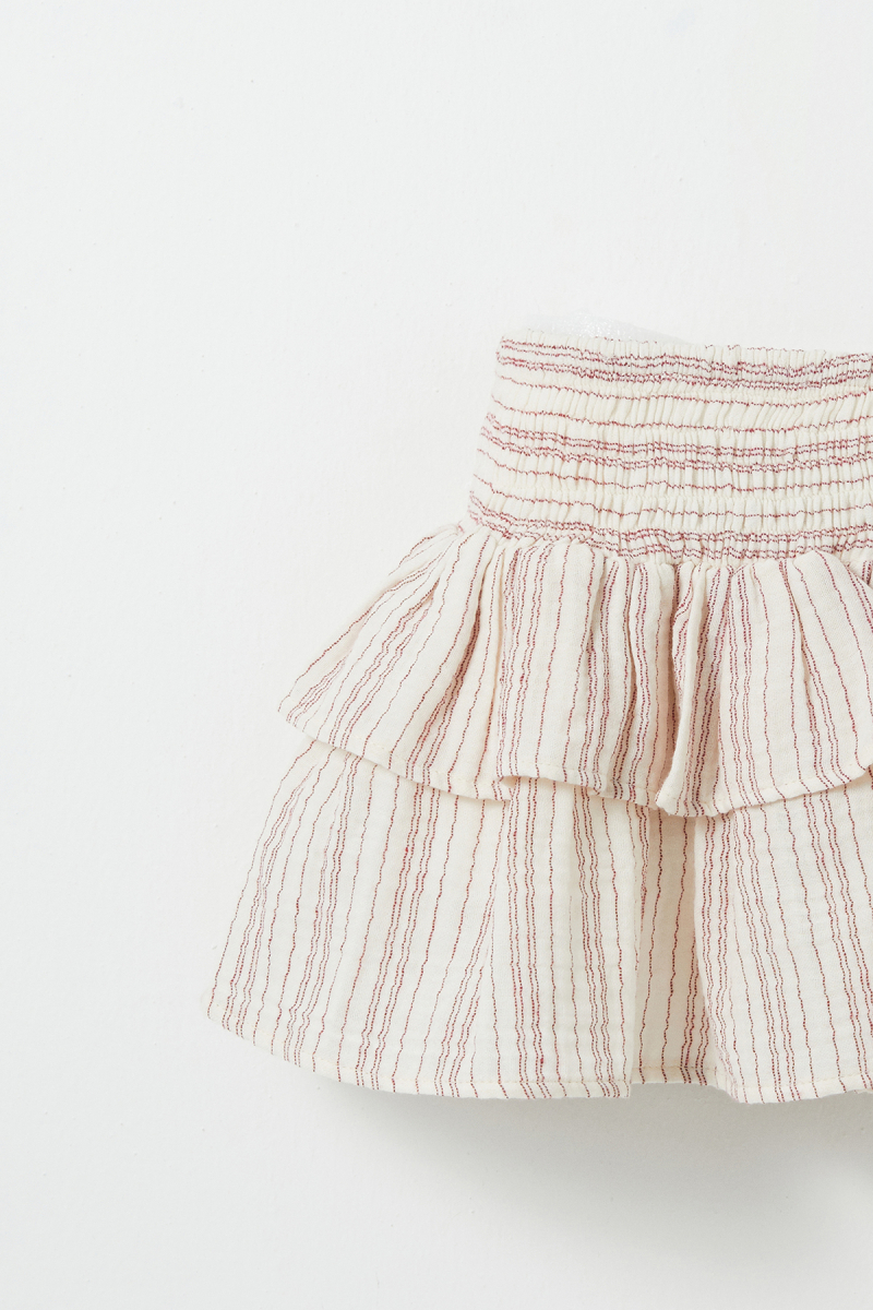 Rubby Striped Muslin Skirt - 2