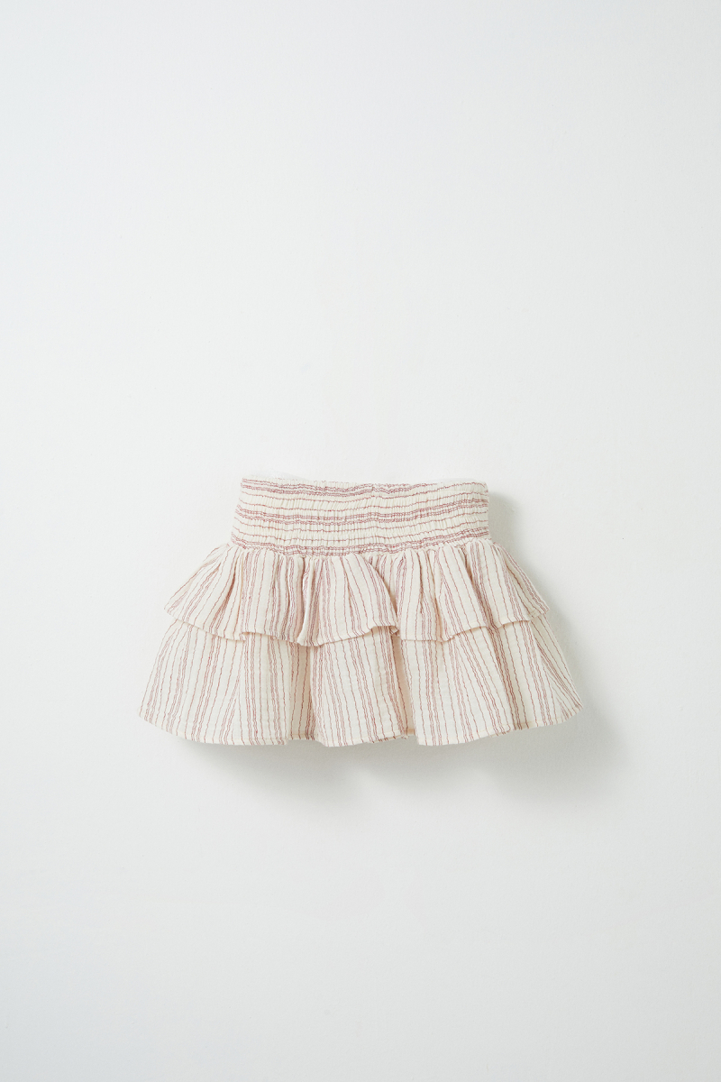 Rubby Striped Muslin Skirt - 3