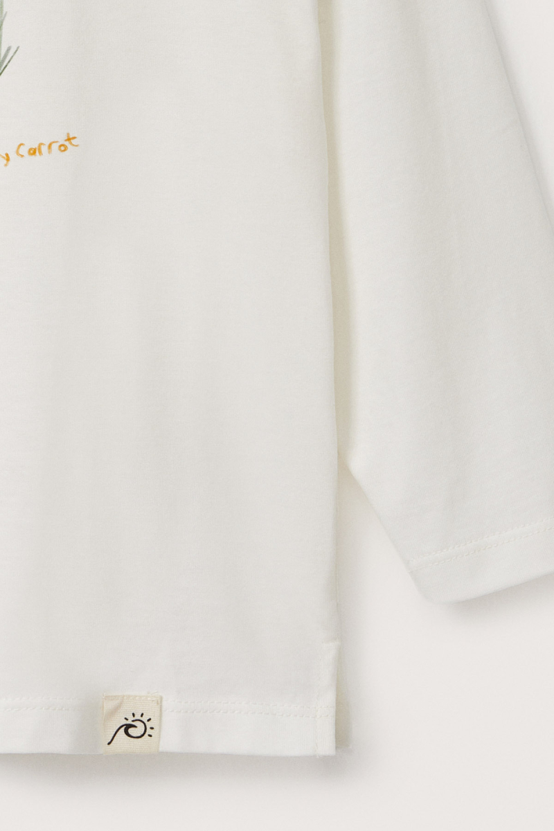 Shopping Bag Printed Long Sleeve T-shirt - 5