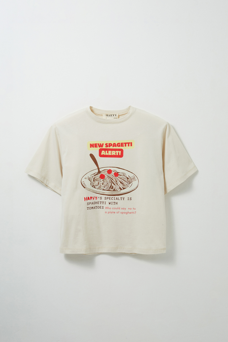 Spaghetti Printed T-shirt - 2