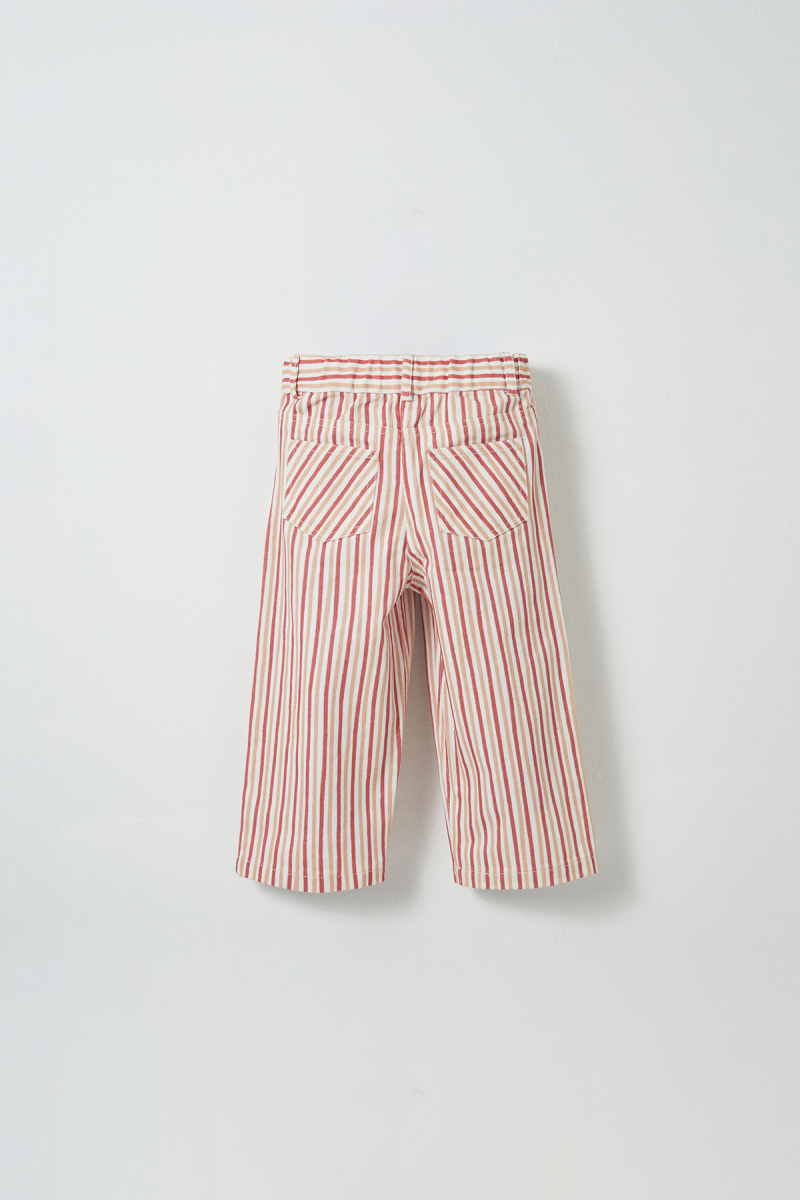 Striped Gabardine Trousers - 3
